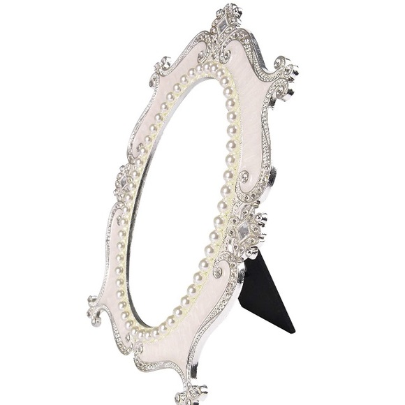 ⭐️NWT: Vintage Pearl Vanity Mirror - Picture 2 of 5